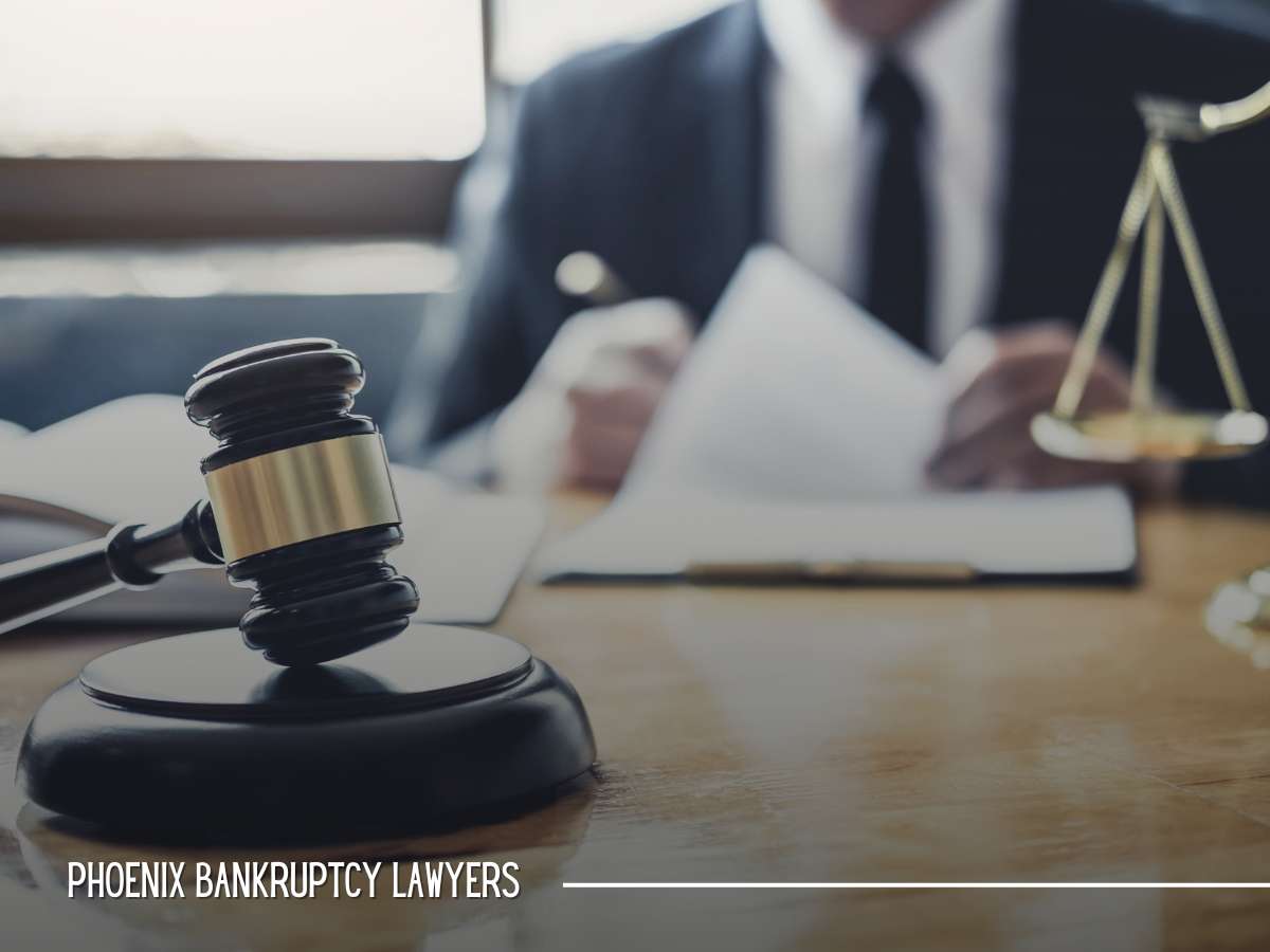 Image of a gavel on a desk with a lawyer in the background, related to the topic: Assault Leads To Bankruptcy Filing